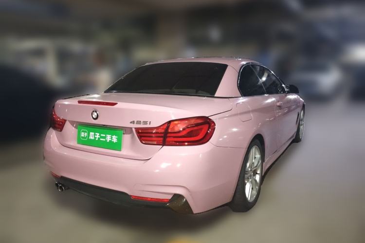 Used BMW 4 Series 2017 425i Convertible M Sport Package Rear Right 45 Deg