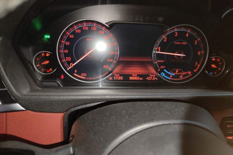 Used BMW 4 Series 2017 430i M Sport Package Odometer Close Up