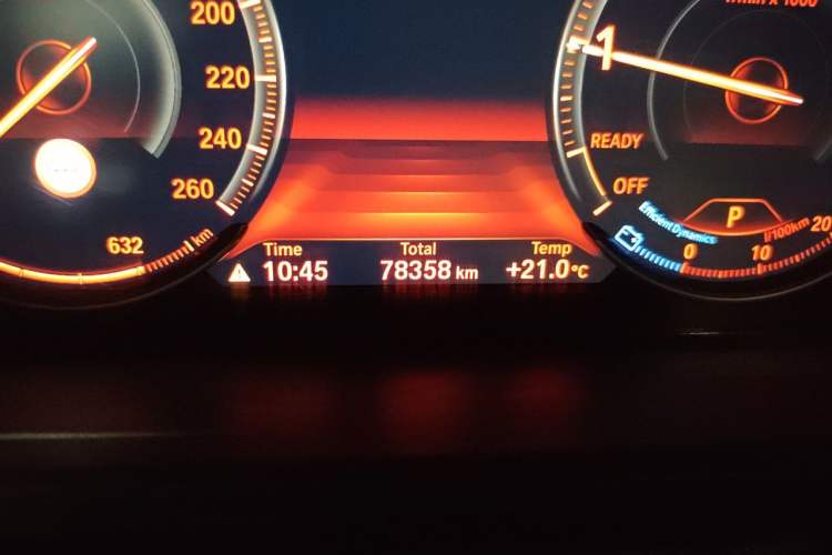 Used BMW 4 Series 2017 430i Gran Coupe M Sport Package Odometer Close Up