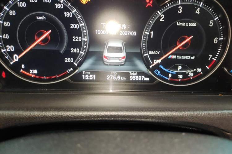 Used BMW 4 Series 2017 430i M Sport Package Odometer Close Up
