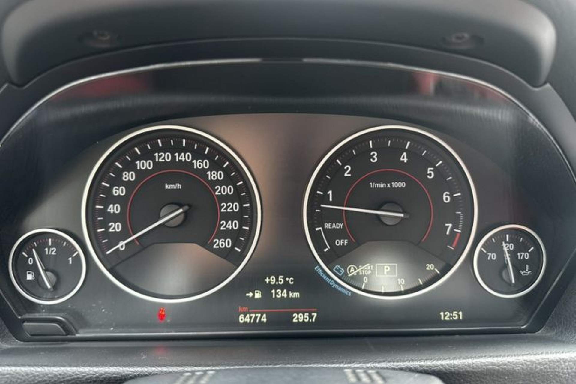 Used BMW 4 Series 2017 425i Convertible M Sport Package Odometer Close Up