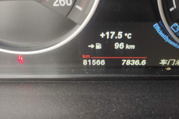 Used BMW 4 Series 2017 425i Convertible M Sport Package Odometer Close Up
