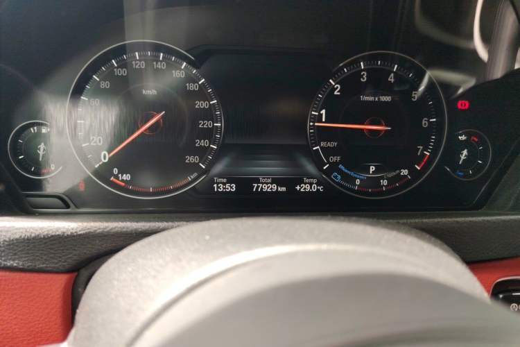 Used BMW 4 Series 2017 425i M Sport Package Odometer Close Up