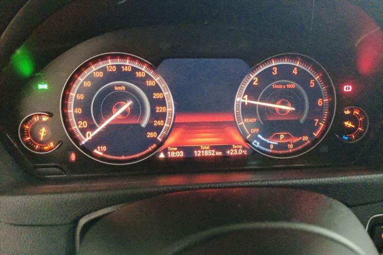 Used BMW 4 Series 2017 430i M Sport Package Odometer Close Up