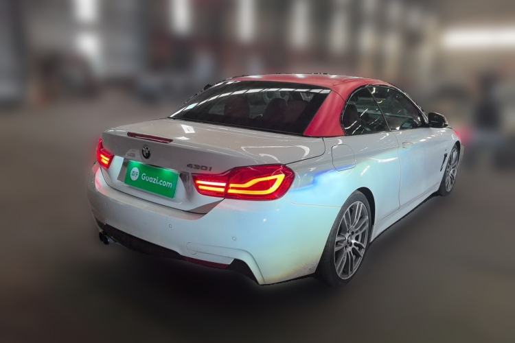 Used BMW 4 Series 2017 430i Convertible M Sport Package Rear Right 45 Deg