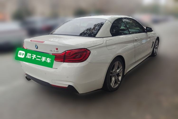 Used BMW 4 Series 2017 425i Convertible M Sport Package Rear Right 45 Deg