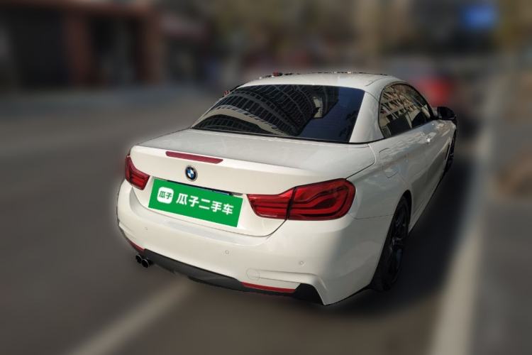 Used BMW 4 Series 2017 425i Convertible M Sport Package Rear Right 45 Deg