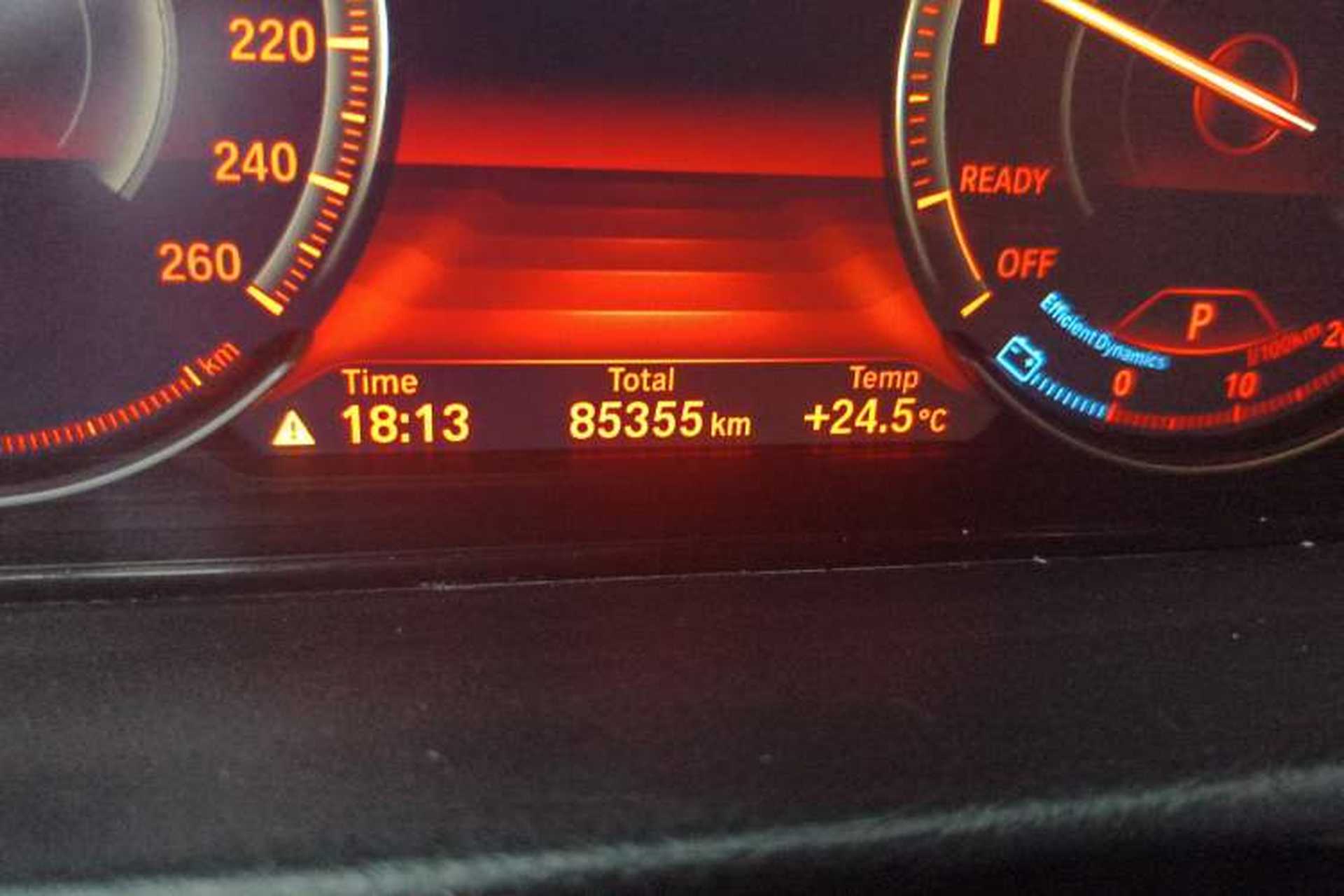 Used BMW 4 Series 2019 425i M Sport Package Odometer Close Up
