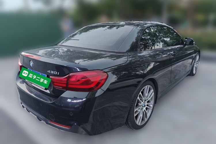 Used BMW 4 Series 2019 430i Convertible M Sport Night Edition Rear Right 45 Deg