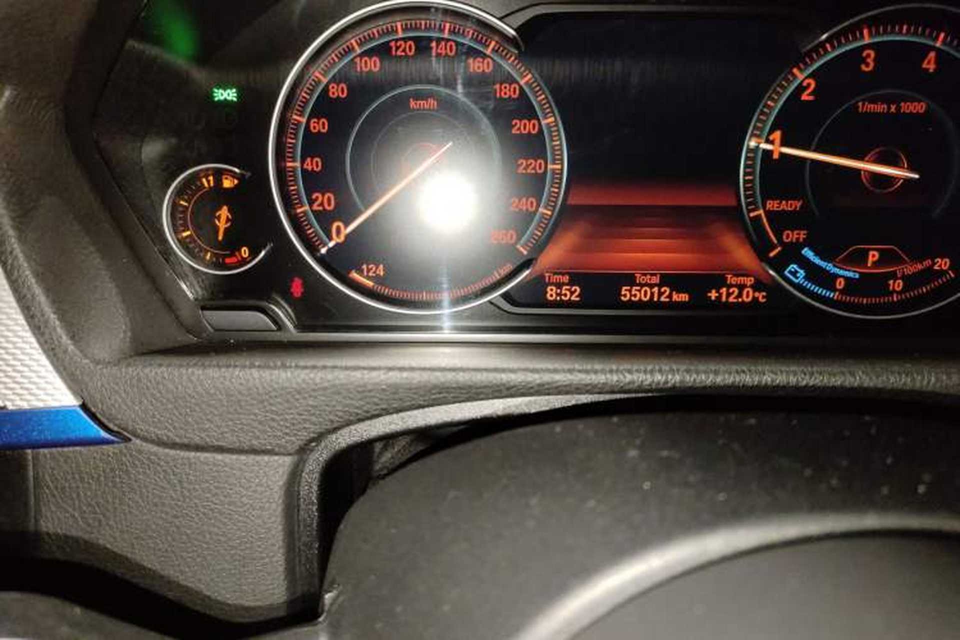 Used BMW 4 Series 2019 425i M Sport Package Odometer Close Up