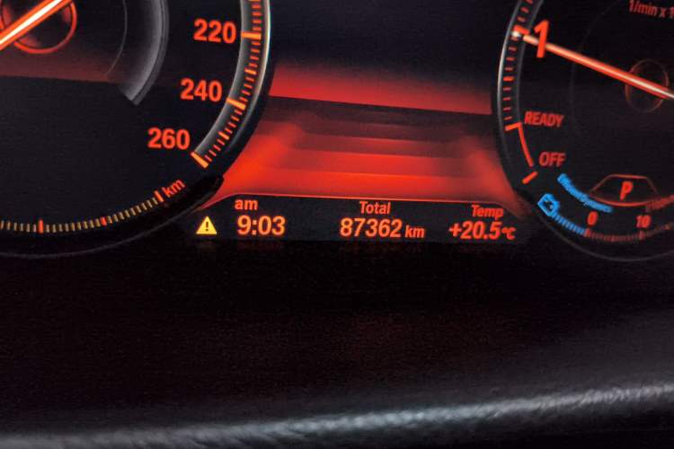 Used BMW 4 Series 2019 425i Gran Coupe M Sport Package Odometer Close Up
