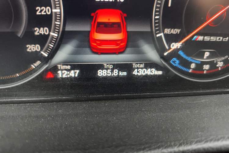 Used BMW 4 Series 2019 425i M Sport Package Odometer Close Up