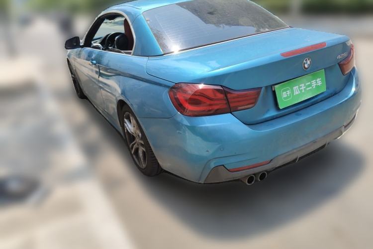 Used BMW 4 Series 2019 425i Convertible M Sport Package Rear Left 45 Deg
