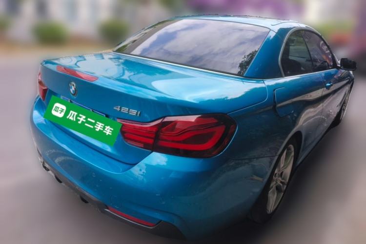 Used BMW 4 Series 2019 425i Convertible M Sport Package Rear Right 45 Deg