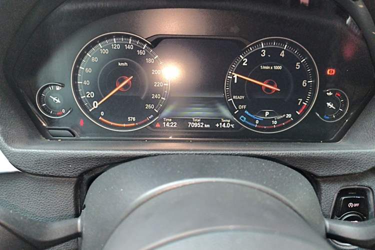 Used BMW 4 Series 2019 425i Gran Coupe M Sport Package Odometer Close Up