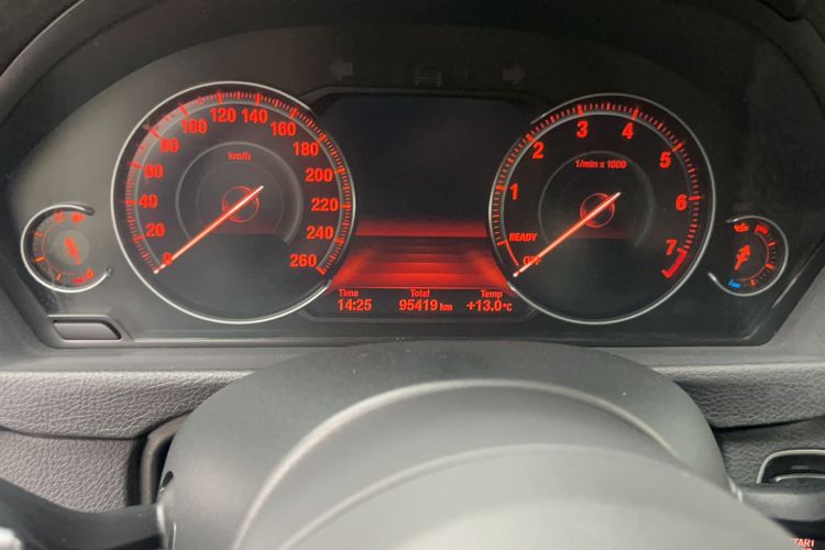 Used BMW 4 Series 2019 425i M Sport Package Odometer Close Up