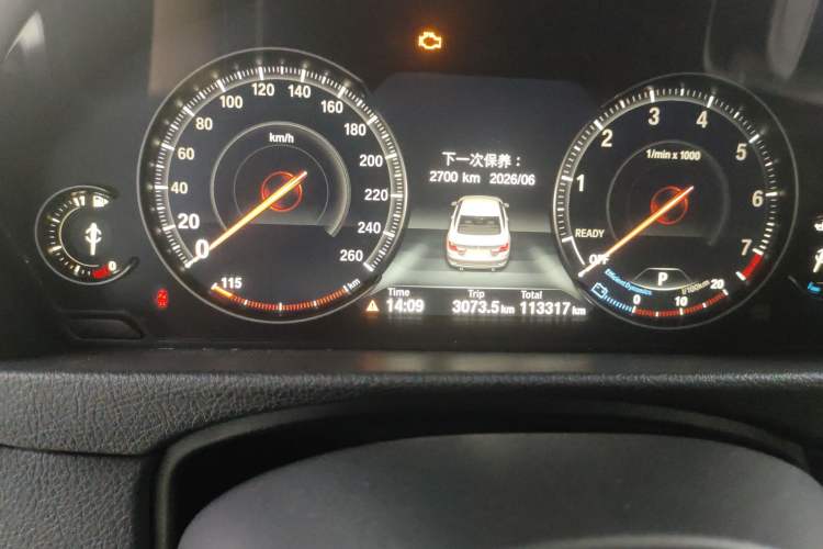 Used BMW 4 Series 2019 425i M Sport Package Odometer Close Up