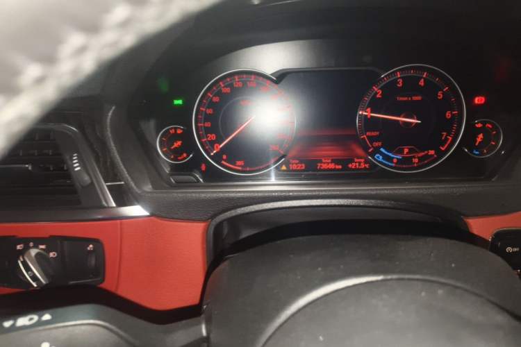 Used BMW 4 Series 2019 430i Gran Coupe M Sport Night Edition Odometer Close Up