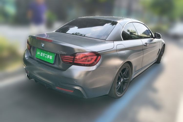 Used BMW 4 Series 2019 425i Convertible M Sport Package Rear Right 45 Deg