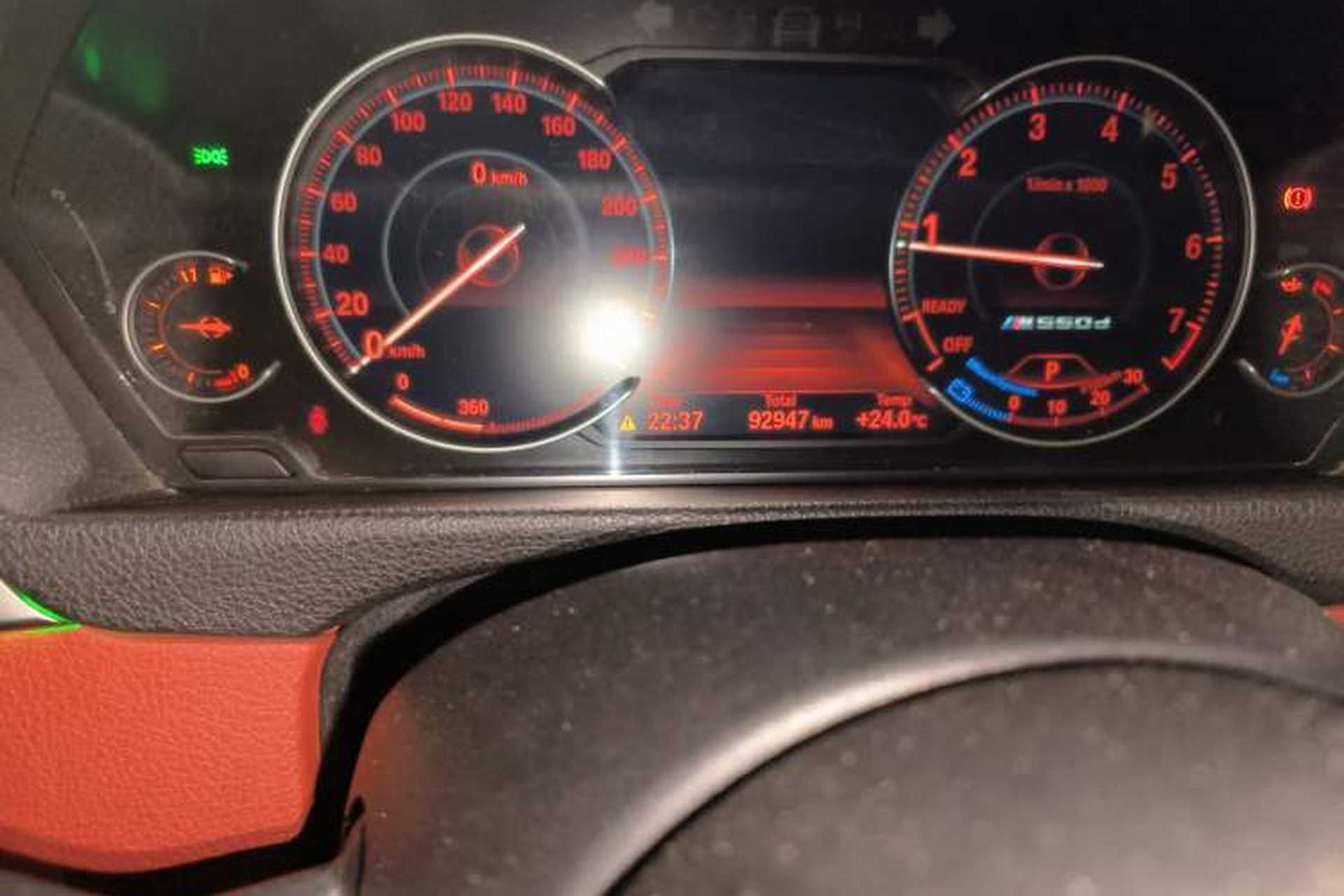 Used BMW 4 Series 2019 430i M Sport Night Edition Odometer Close Up
