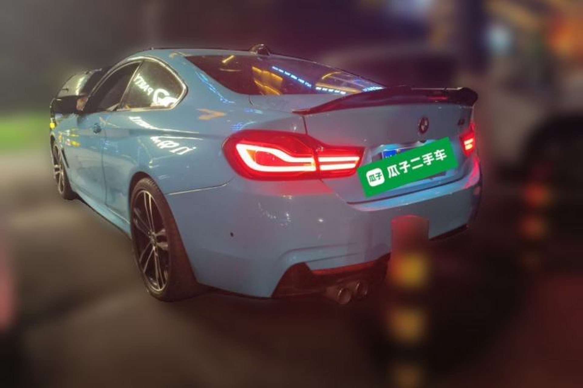 Used BMW 4 Series 2019 430i M Sport Night Edition Rear Left 45 Deg
