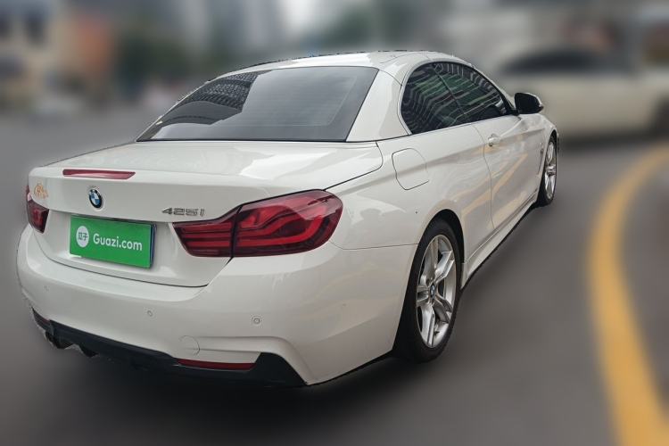 Used BMW 4 Series 2019 425i Convertible M Sport Package Rear Right 45 Deg