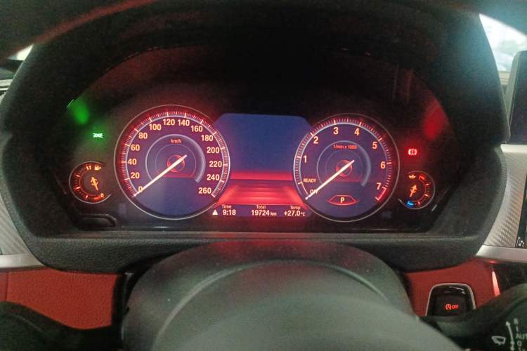 Used BMW 4 Series 2020 430i Gran Coupe M Sport Night Edition Odometer Close Up