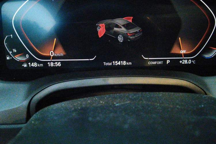Used BMW 4 Series 2021 Restyled 425i M Sport Package Odometer Close Up