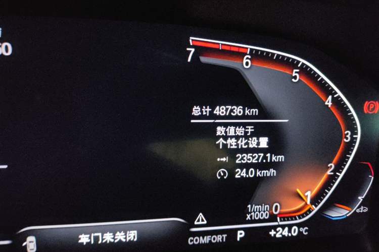Used BMW 4 Series 2021 425i M Sport Night Edition Odometer Close Up