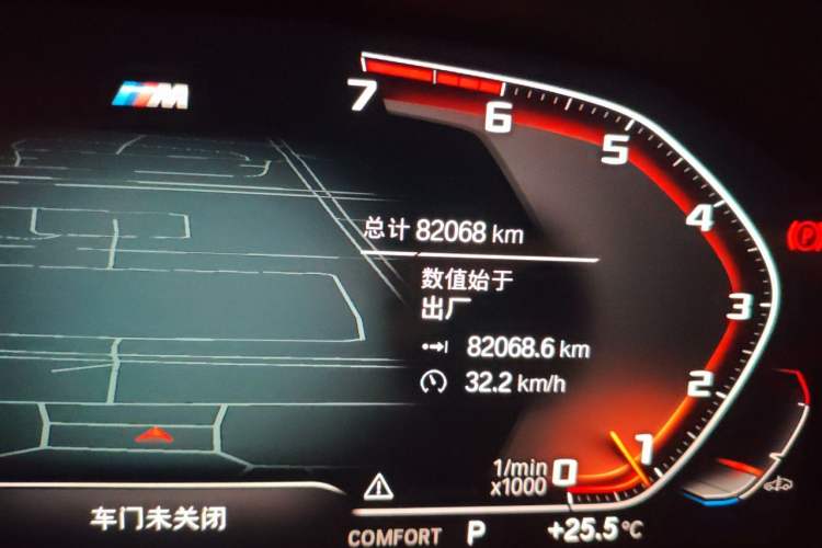 Used BMW 4 Series 2021 425i M Sport Night Edition Odometer Close Up
