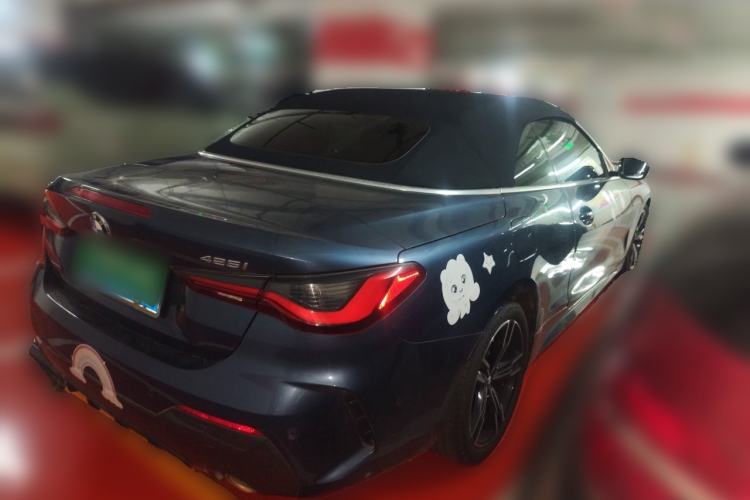 Used BMW 4 Series 2021 425i Convertible M Sport Package Rear Right 45 Deg