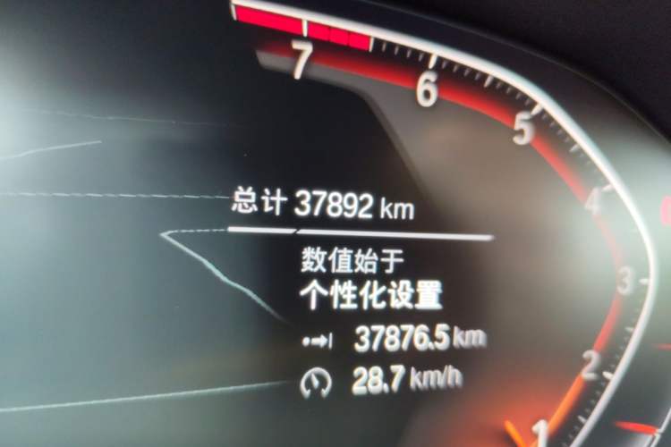Used BMW 4 Series 2021 Facelifted 430i M Sport Night Edition Odometer Close Up