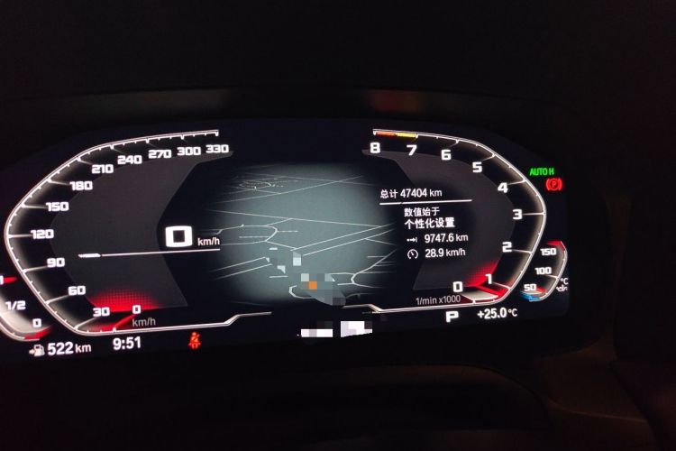 Used BMW 4 Series 2021 Restyled 425i Convertible M Sport Package Odometer Close Up