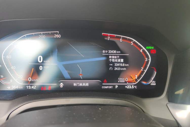 Used BMW 4 Series 2021 425i Convertible M Sport Night Edition Odometer Close Up