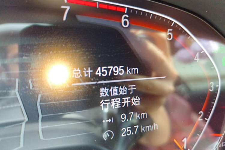 Used BMW 4 Series 2021 425i M Sport Night Edition Odometer Close Up