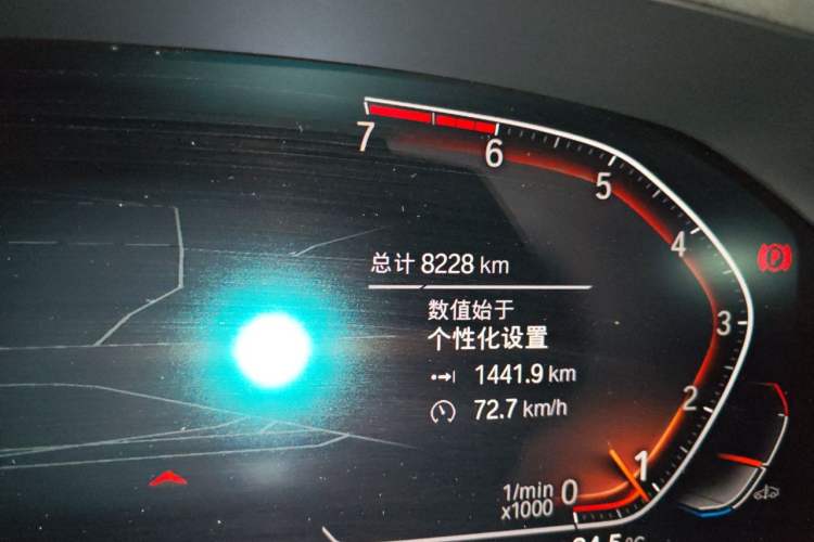 Used BMW 4 Series 2021 425i Convertible M Sport Night Edition Odometer Close Up