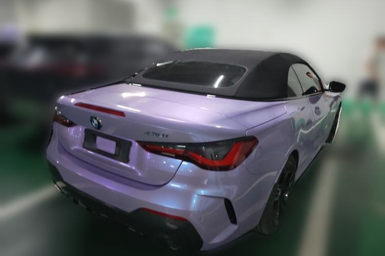 Used BMW 4 Series 2021 425i Convertible M Sport Night Edition Rear Right 45 Deg