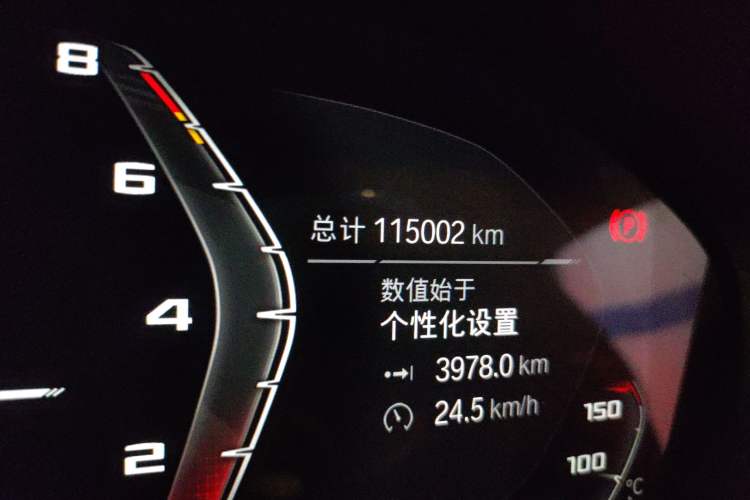 Used BMW 4 Series 2021 Facelifted 430i M Sport Night Edition Odometer Close Up