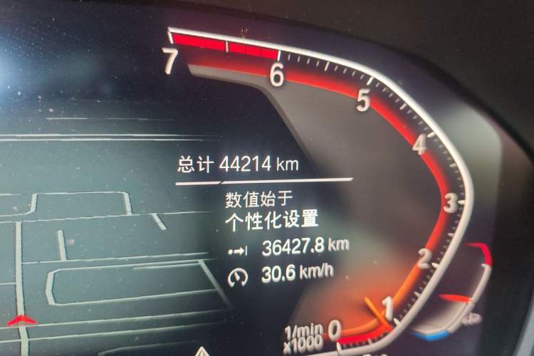 Used BMW 4 Series 2021 425i M Sport Night Edition Odometer Close Up