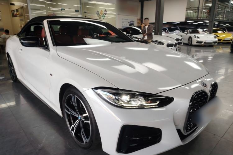 Used BMW 4 Series 2021 425i Convertible M Sport Package Front Right 45 Deg