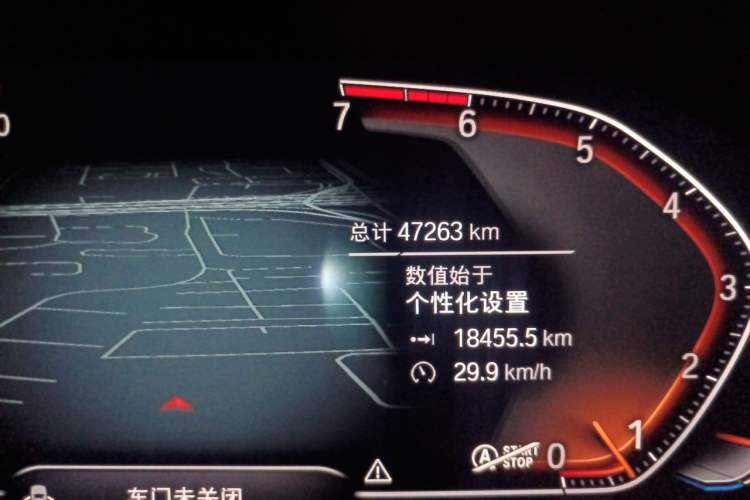 Used BMW 4 Series 2021 425i M Sport Night Edition Odometer Close Up