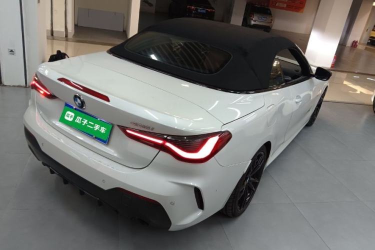 Used BMW 4 Series 2021 425i Convertible M Sport Night Edition Rear Right 45 Deg