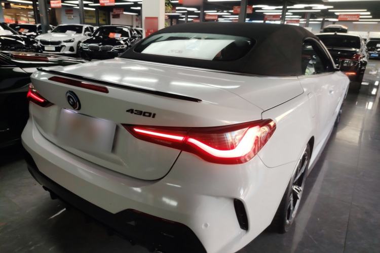 Used BMW 4 Series 2021 425i Convertible M Sport Package Rear Right 45 Deg
