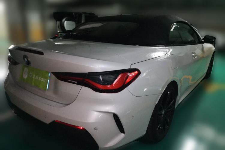 Used BMW 4 Series 2021 425i Convertible M Sport Night Edition Rear Right 45 Deg
