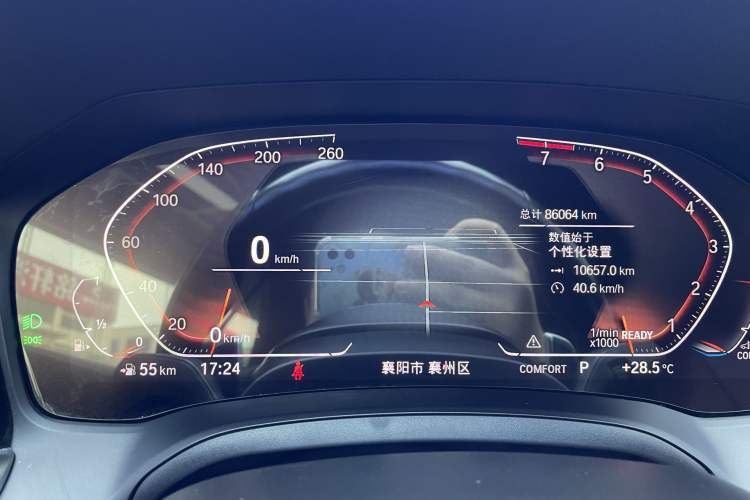 Used BMW 4 Series 2022 425i Convertible M Sport Package Odometer Close Up