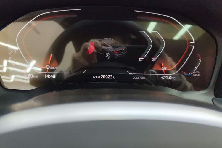 Used BMW 4 Series 2022 Revised 425i M Sport Night Edition Package Odometer Close Up