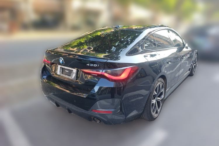 Used BMW 4 Series 2022 430i Gran Coupe M Sport Night Edition Rear Right 45 Deg