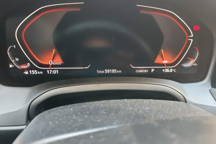 Used BMW 4 Series 2022 Revised 425i M Sport Night Edition Package Odometer Close Up