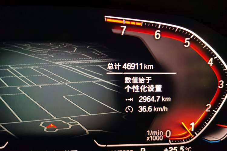 Used BMW 4 Series 2022 425i M Sport Package Odometer Close Up
