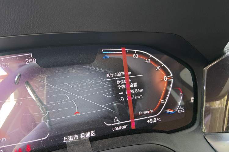 Used BMW 4 Series 2022 425i M Sport Package Odometer Close Up